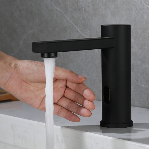 Sensor toilet tap black WAHLBACH QMIX210