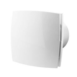Bathroom fan humidity sensor/timer Ø100mm white silent