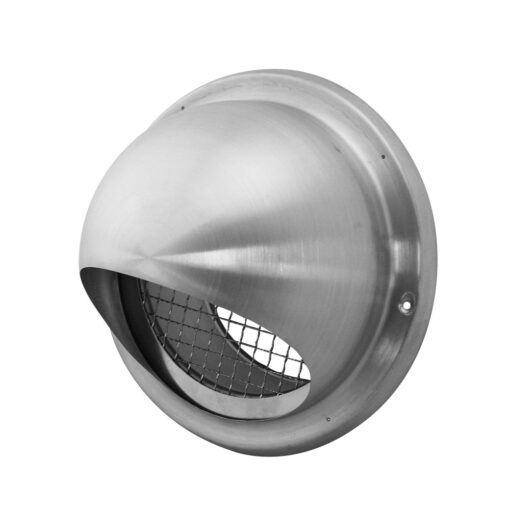 Bull nose grille stainless steel for Ø100 mm