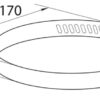 Hose clip Ø150 – 170 mm