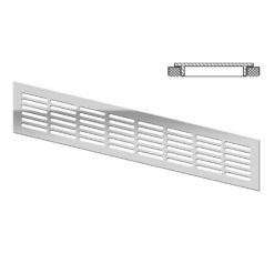 Aluminium ventilation grid 400×80 mm