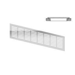 Aluminium ventilation grid 400×100 mm