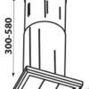 Wall vent kit Ø100 mm – 110×54 mm flat duct