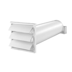 Wall vent kit Ø100 mm – 110×54 mm flat duct