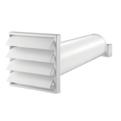 Wall vent kit Ø150 mm – 220×90 mm flat duct