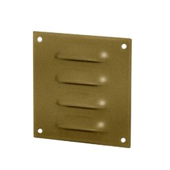 Ventilation grille aluminium 70×70 mm gold-look