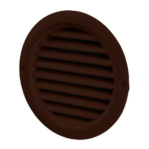 Air vent round plastic brown Ø150 mm