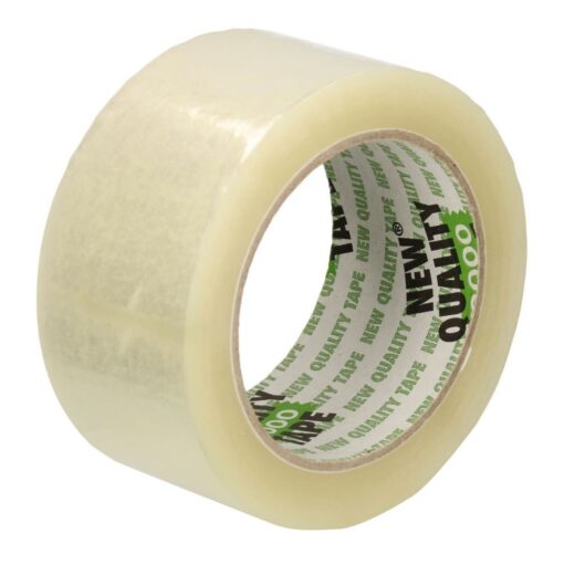 Tape PP transparent 50 mm x 66 meters – New Quality 2000