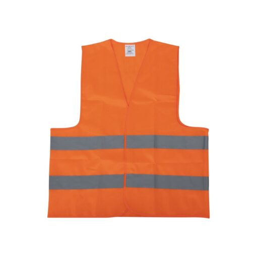 Orange hi-vis safety vest