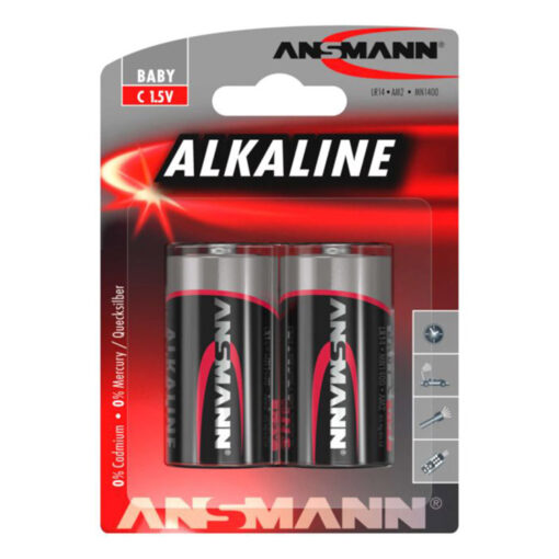 Alkaline battery C – 2 pcs