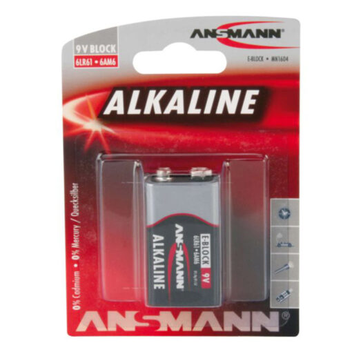 Alkaline battery 9 volts